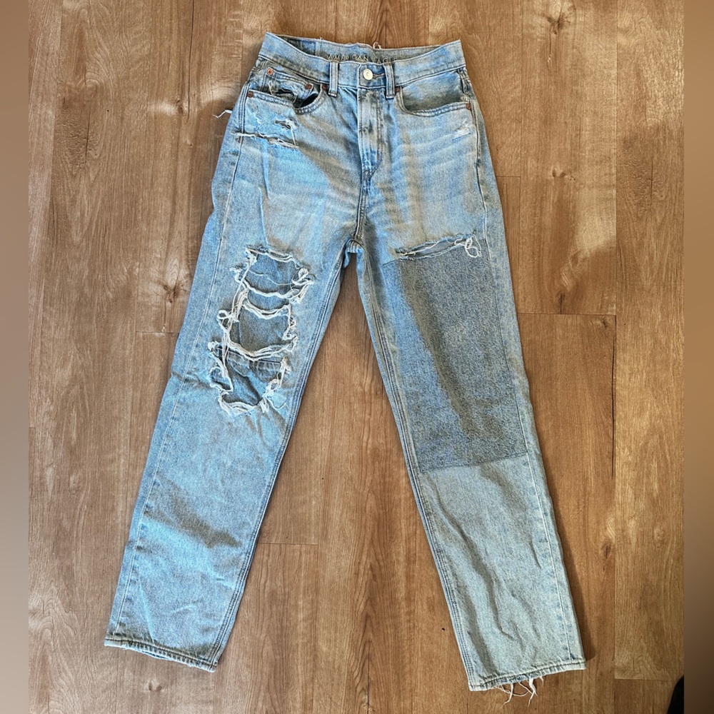 American Eagle Outfitters Light Blue Denim Shorts